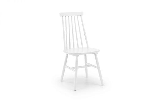 Alassio Spindle Back Dining Chair - White