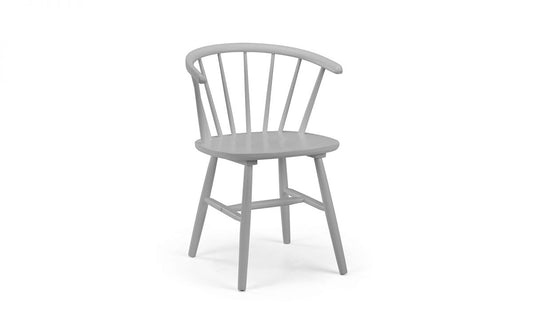 Modena Curved Back Dining Chair - Grey