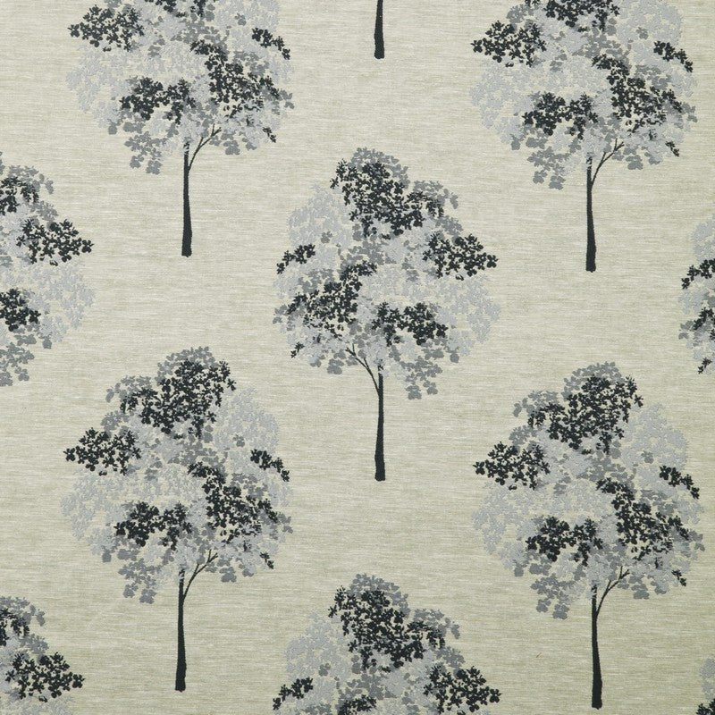 Woodland Charcoal Curtain