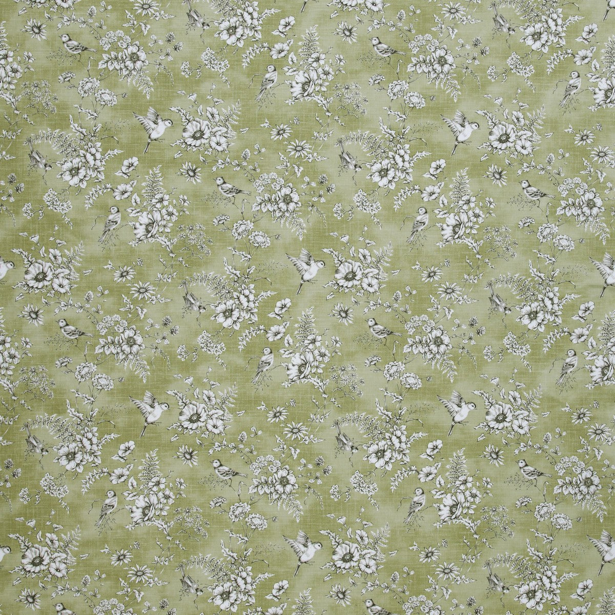 Finch Toile Willow Fabric