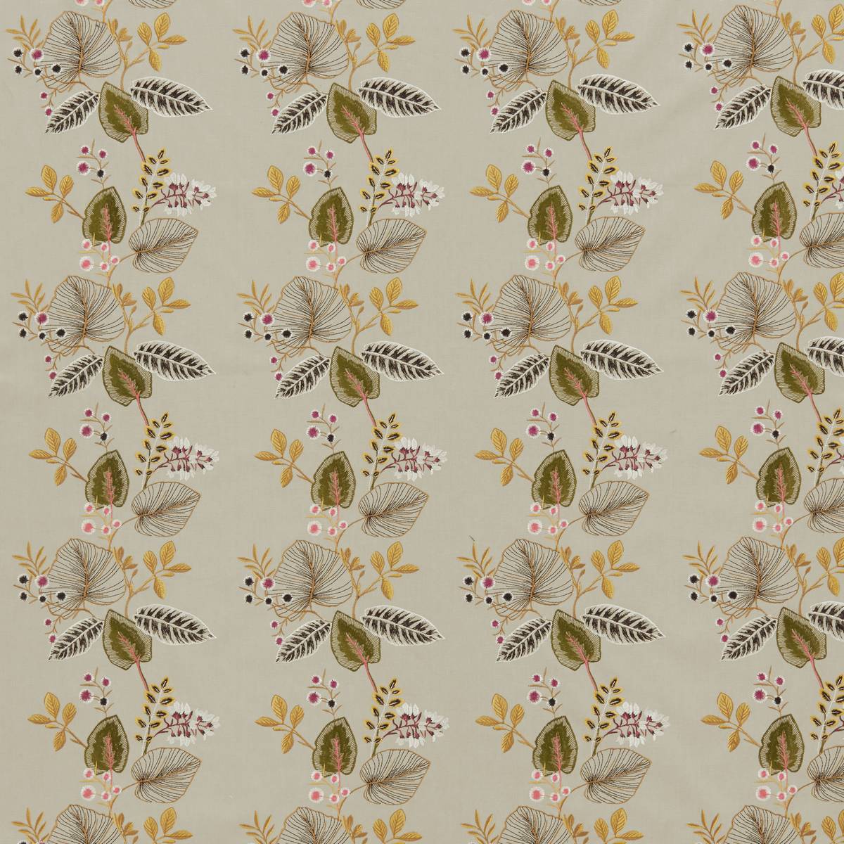 Serengeti Cranberry Curtain