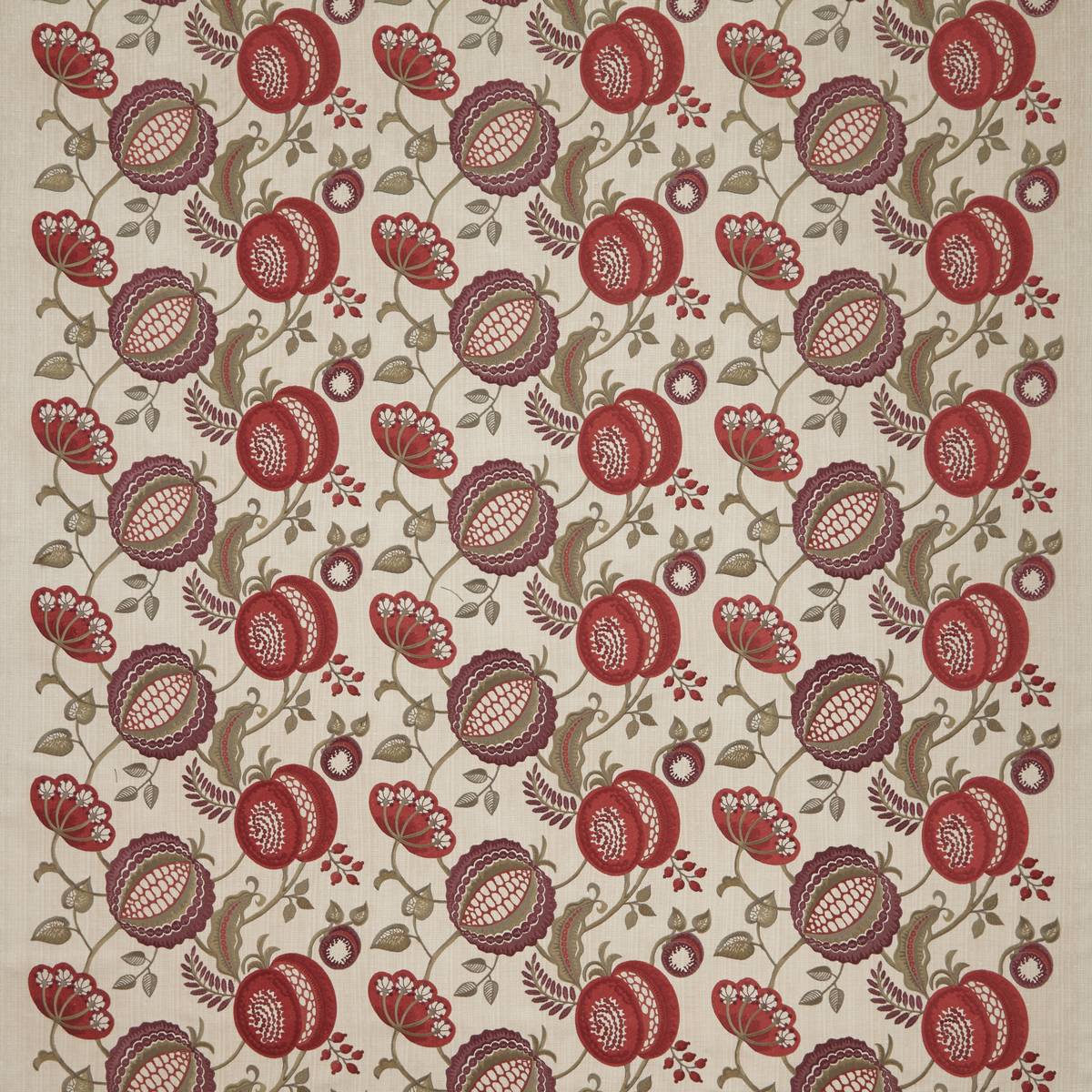 Figs & Strawberrys Ruby Curtain