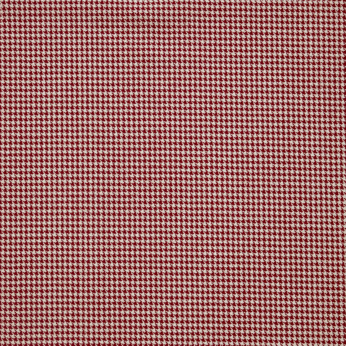 Houndstooth Garnet Fabric