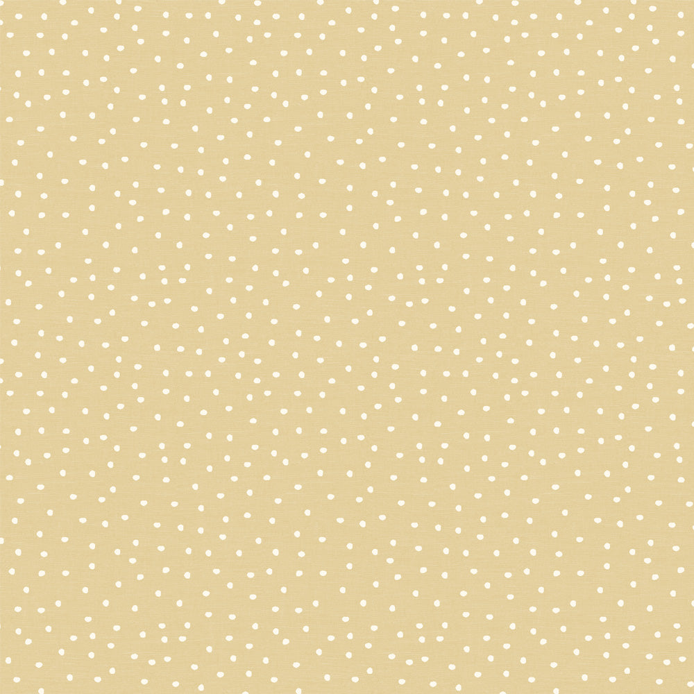 Spotty Ochre Curtain
