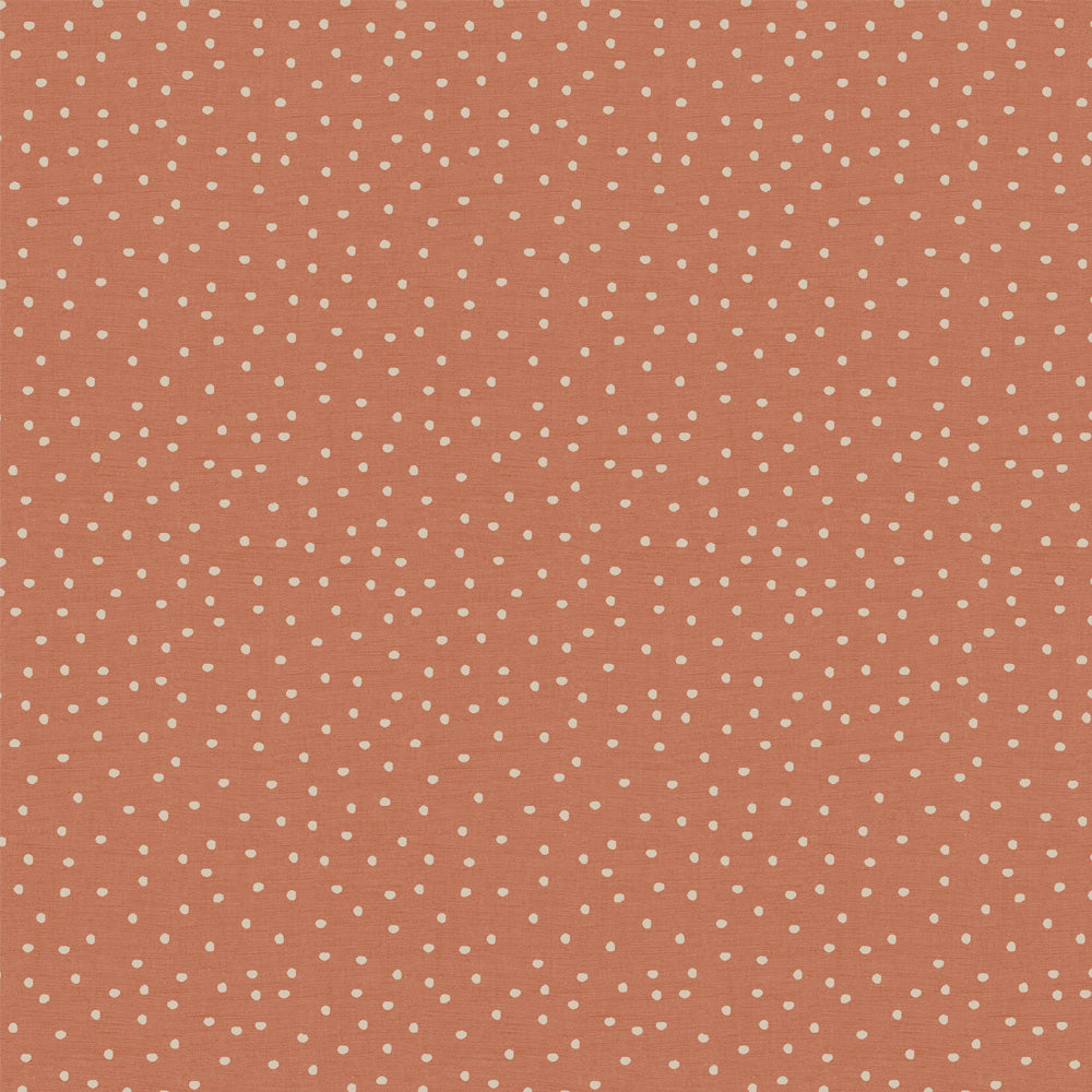 Spotty Paprika Curtain