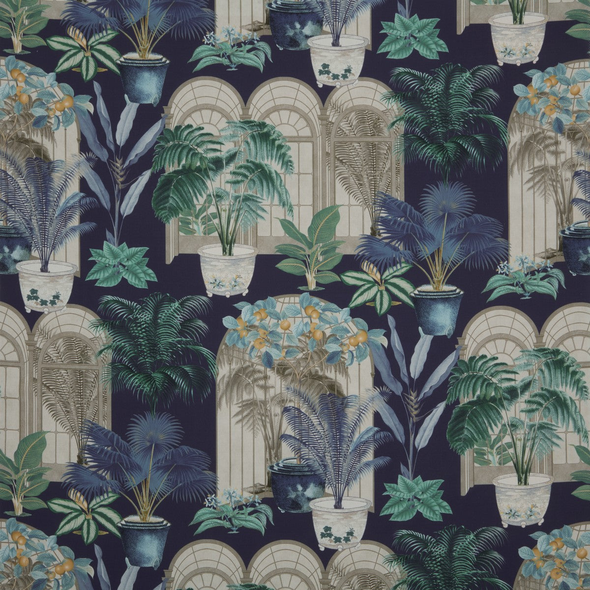 Victorian Glasshouse Moonlight Curtain