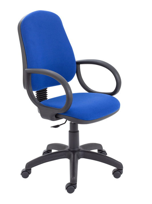 CALYPSO 2 SINGLE LEVER FIXED BACK + FIXED ARMS ROYAL BLUE