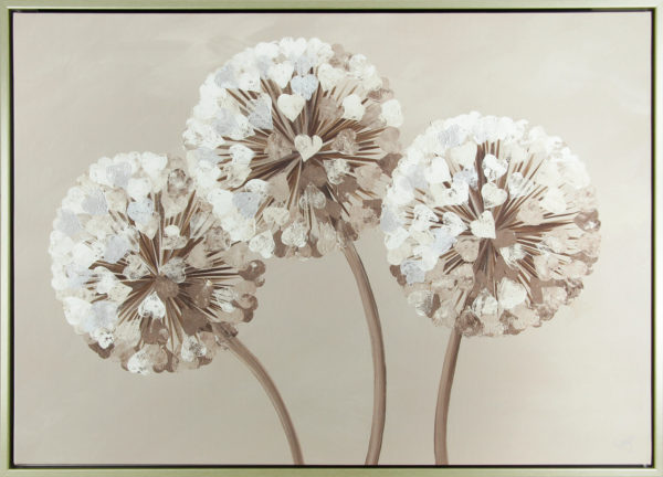 Chocolate Allium Hearts 9404