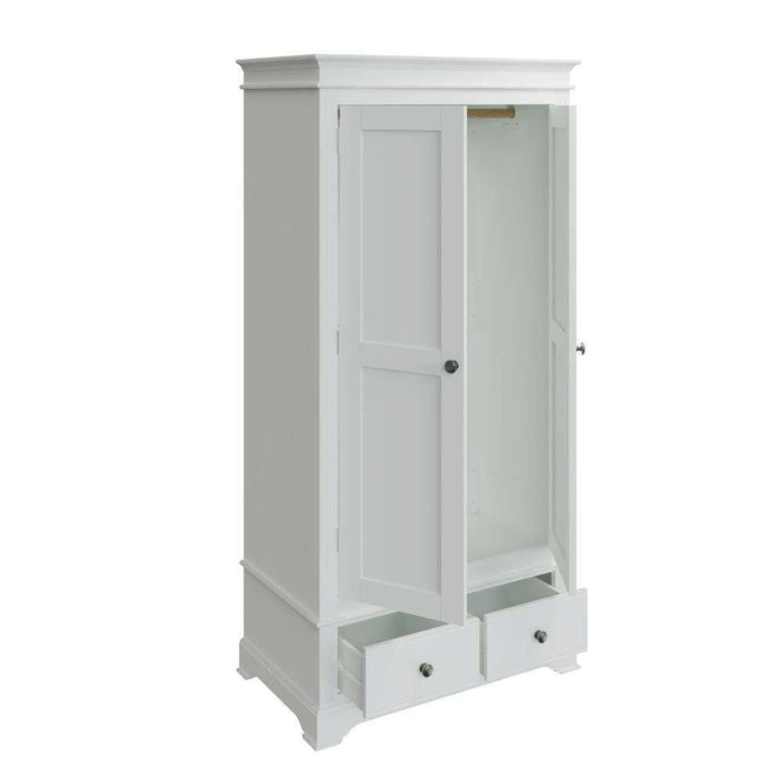 BP Bedroom White - 2 Door Wardrobe