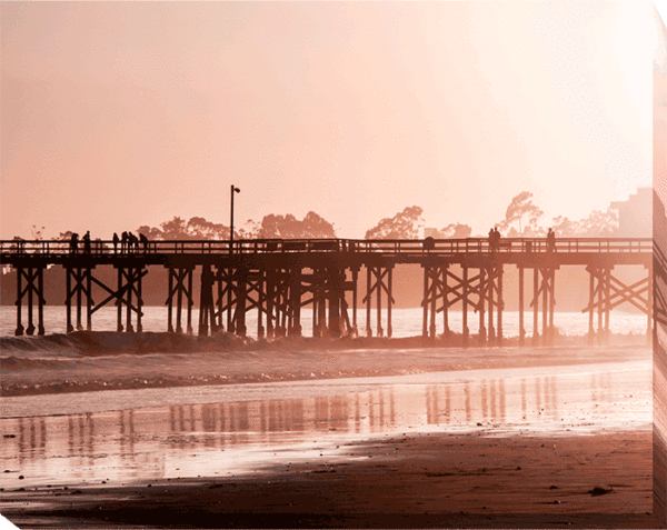 Pier At Sunset CV8783