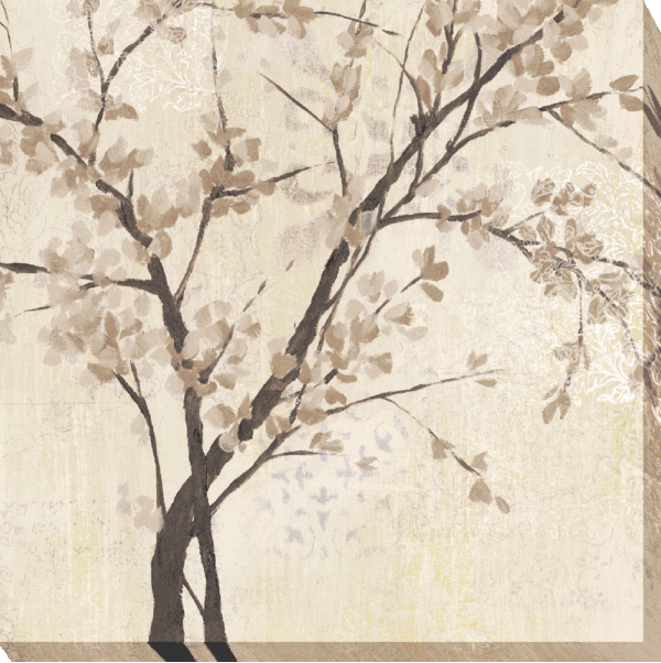 Neutral Blossoms on Cream II CV9063B