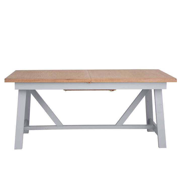 EA Dining Grey - 1.8m Refectory Butterfly Extending table