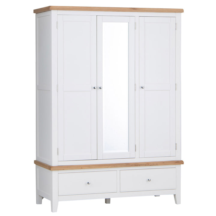 EA Bedroom White - 3 Door wardrobe
