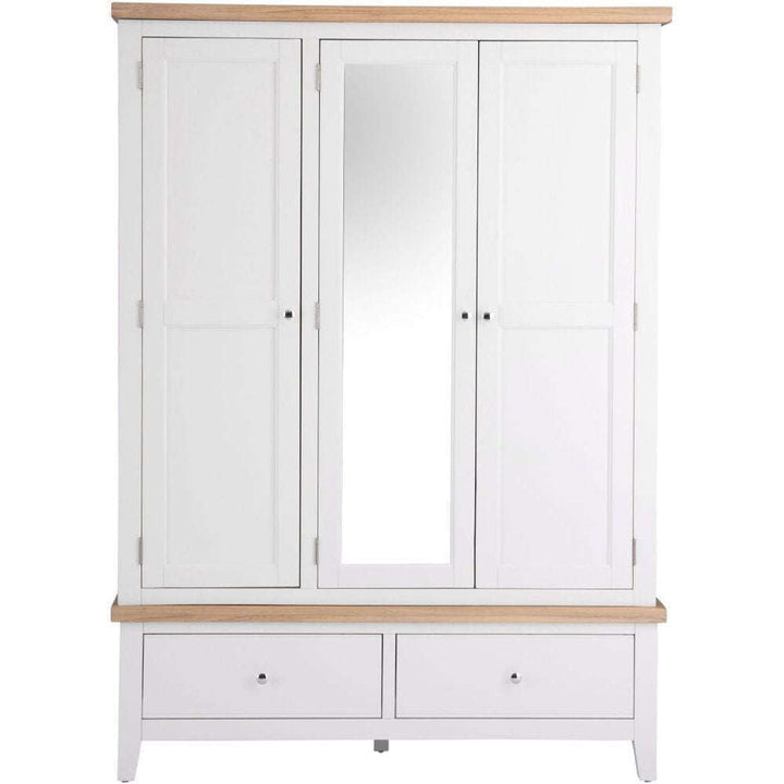 EA Bedroom White - 3 Door wardrobe