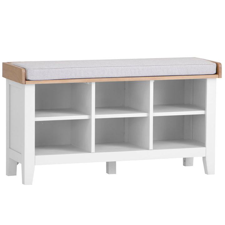 EA Dining White - Hall bench