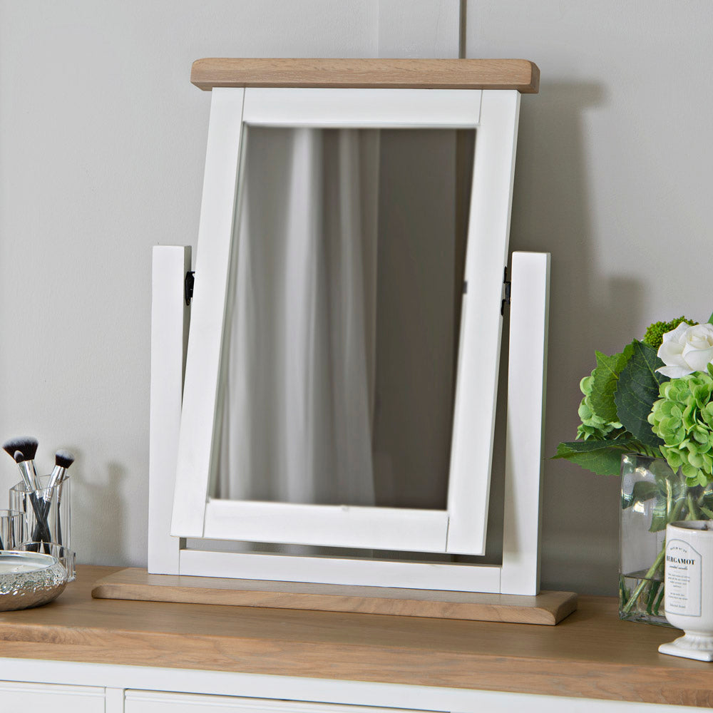 EA Bedroom White - Trinket Mirror