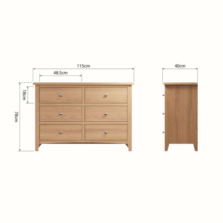 GAO Bedroom - 6 Drawer Chest