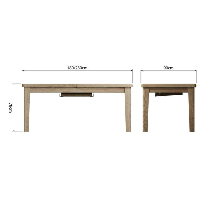HO Dining & Occasional - 1.8m Extending Table (1800 -2300)