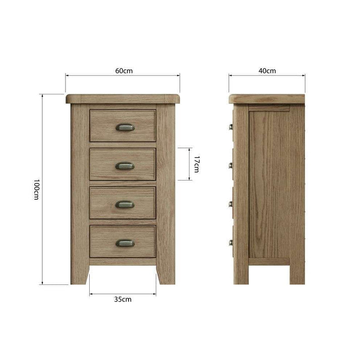 HO Bedroom - 4 Drawer Chest