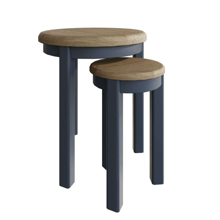HOP Dining & Occasional Blue - Round Nest of Tables