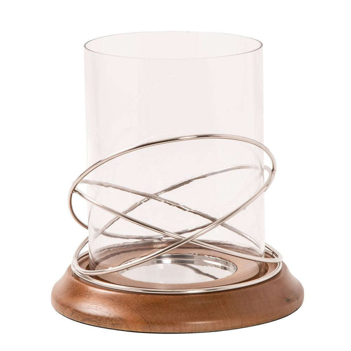 Mint Homeware - Medium Ring Candle Holder with Glass