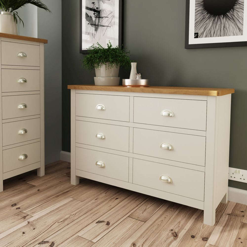 RA Bedroom Truffle - 6 Drawer Chest