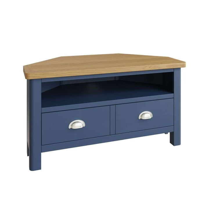 RA Dining Blue - Corner TV Unit