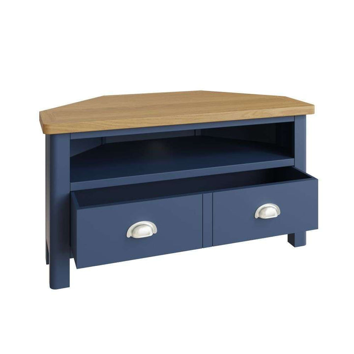 RA Dining Blue - Corner TV Unit