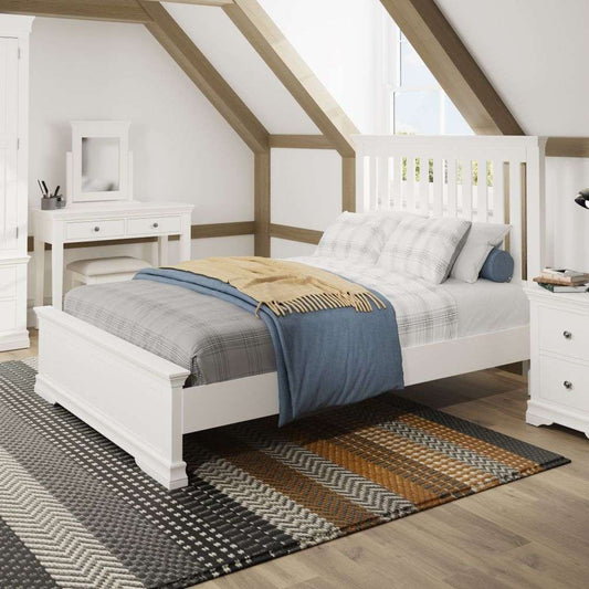 SW Bedroom White - 4'6 Bed