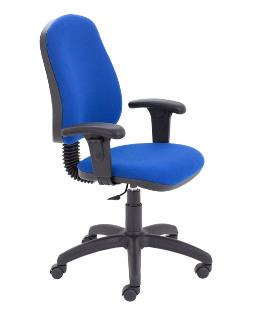 CALYPSO 2 SINGLE LEVER FIXED BACK + ADJUSTABLE ARMS ROYAL BLUE