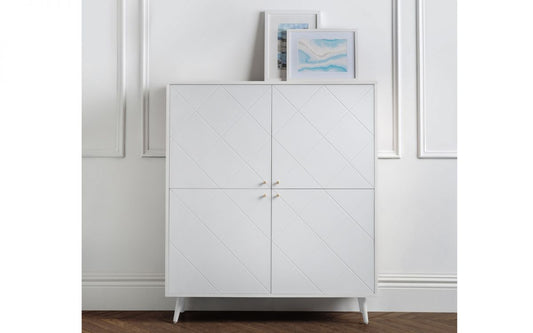 Moritz 4 Door Cabinet - White