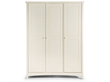 Cameo 3 Door Wardrobe - Stone White