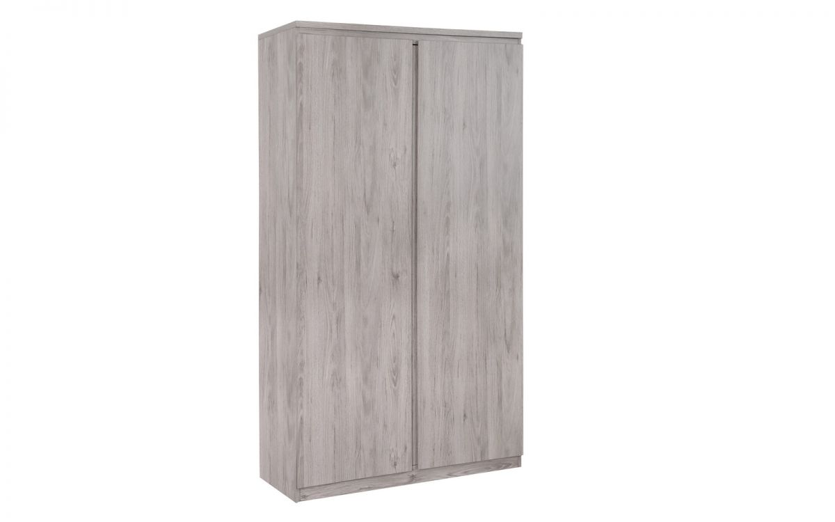 Jupiter 2 Door Wardrobe - Grey Oak