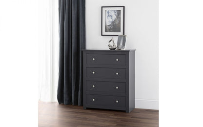 Radley 4 Drawer Chest - Anthracite