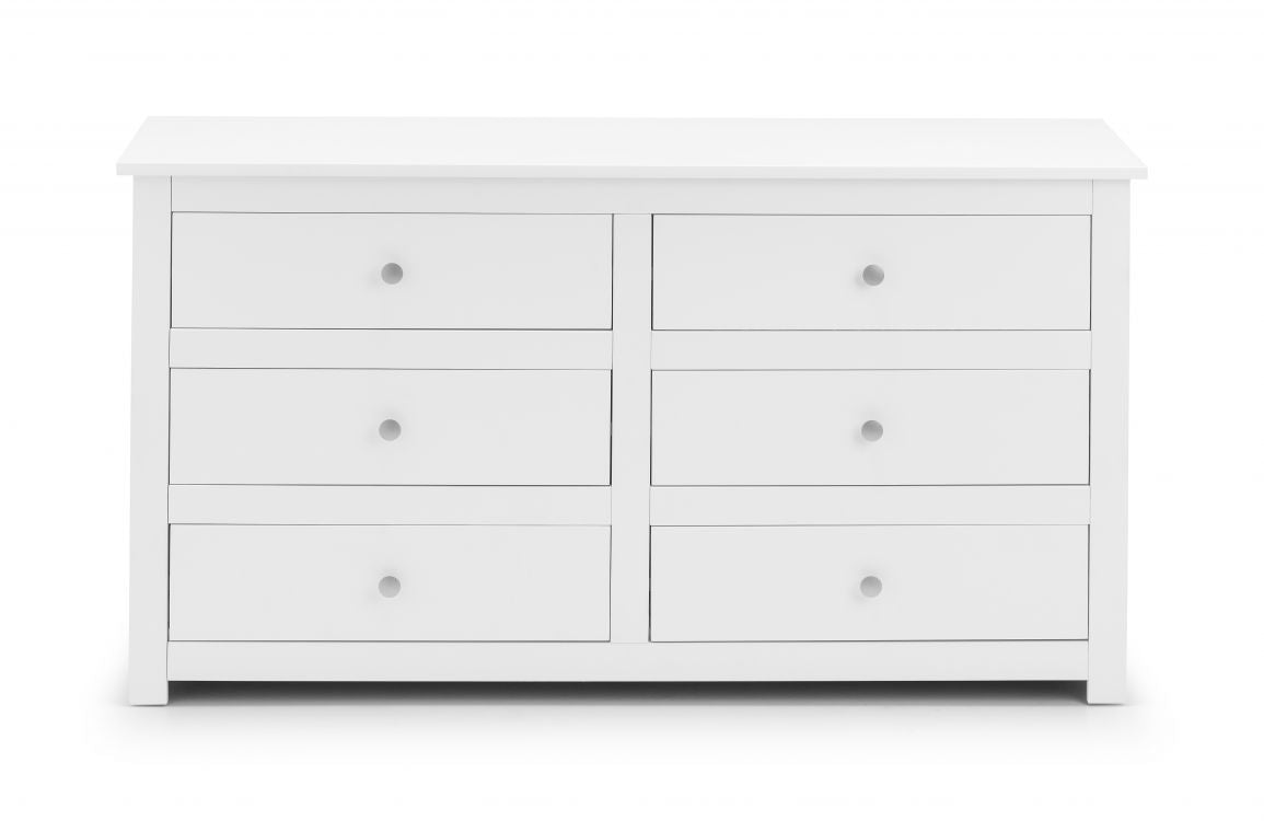 Radley 6 Drawer Chest - White