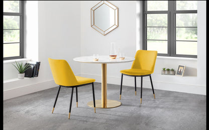 Delaunay Dining Chair - Mustard