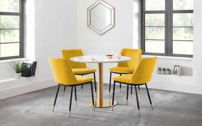 Delaunay Dining Chair - Mustard