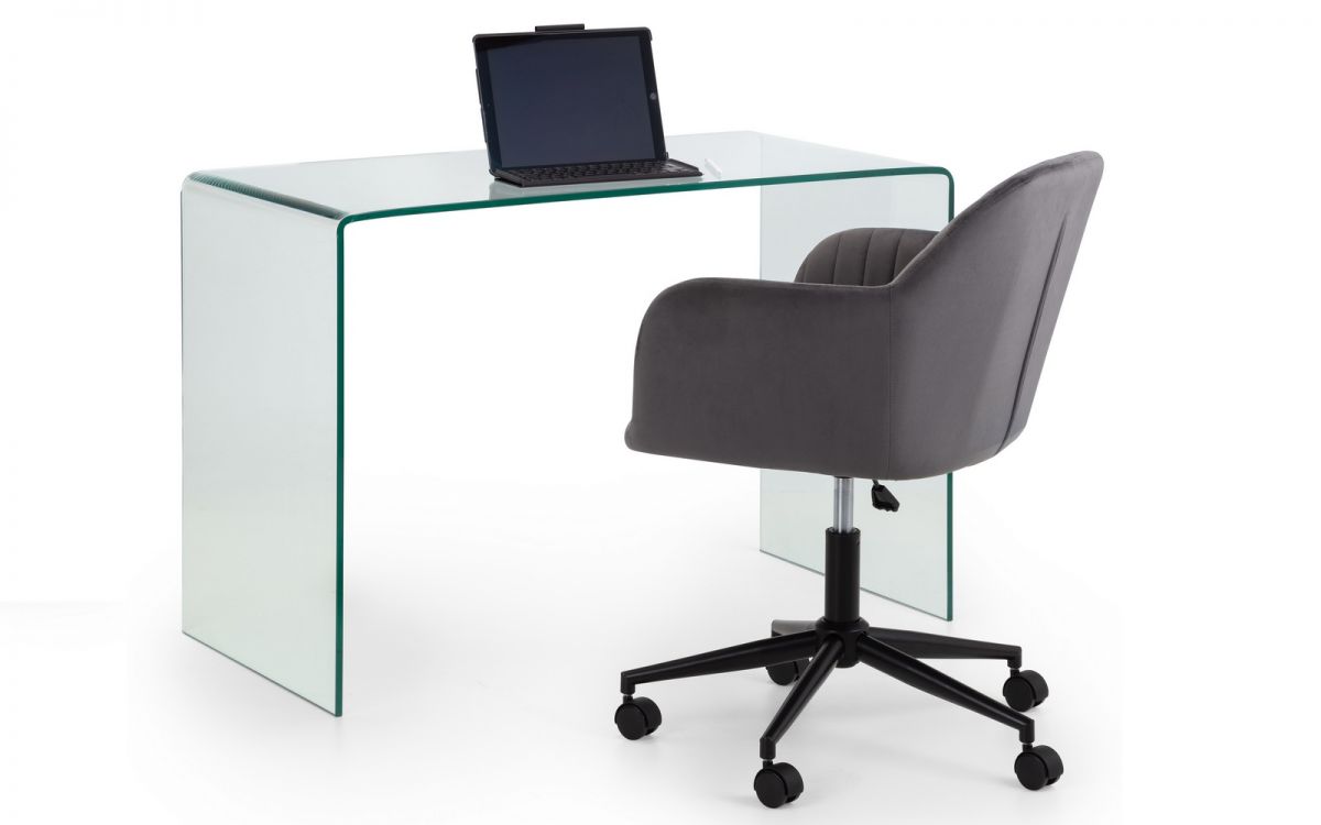 Amalfi Desk & Kahlo Grey Office Chair