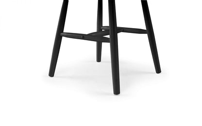 Modena Curved Back Dining Chair - Black