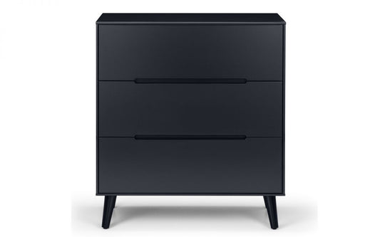 Alicia 3 Drawer Chest - Anthracite