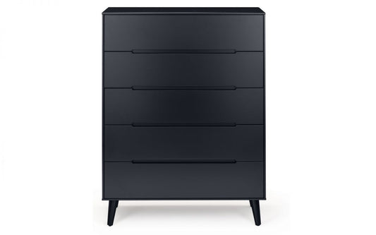 Alicia 5 Drawer Chest - Anthracite