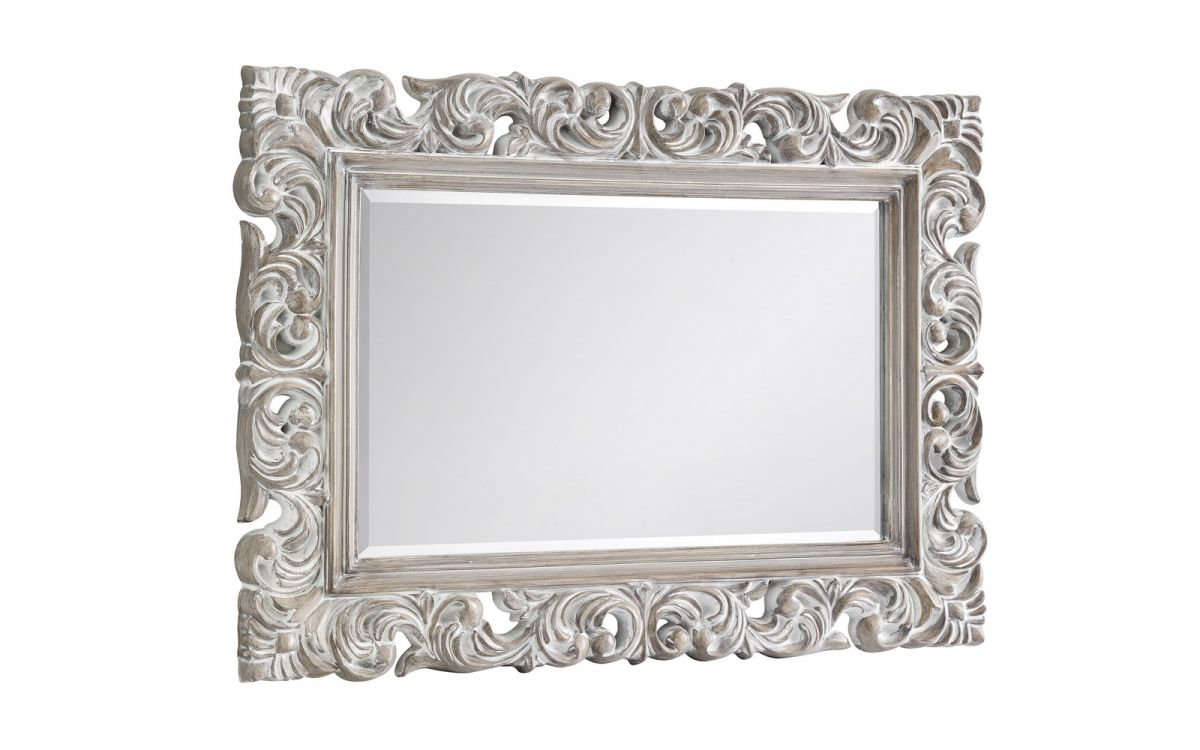 Baroque Distressed Wall Mirror