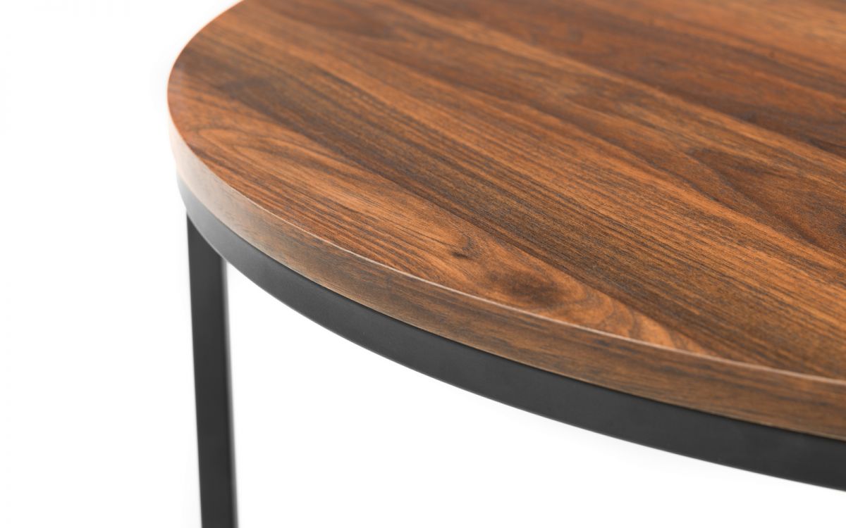 Bellini Round Nesting Coffee Table - Walnut