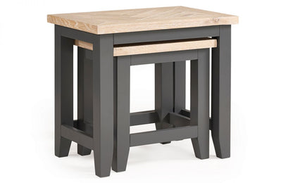 Bordeaux Nest of Tables - Dark Grey