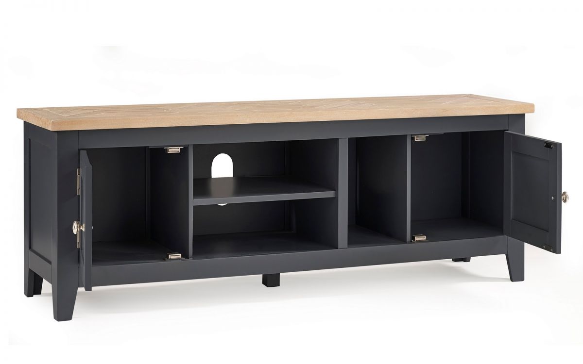 Bordeaux TV Unit - Dark Grey