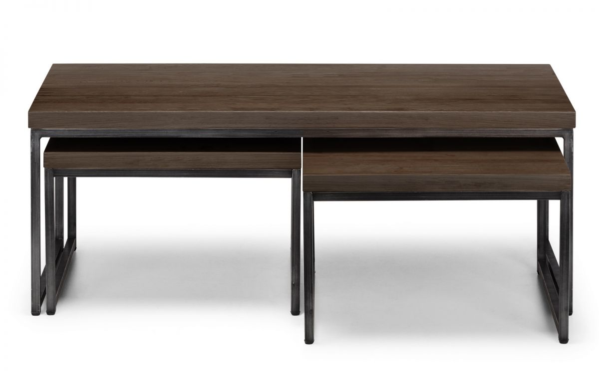 Brooklyn Nesting Coffee Tables - Dark Oak