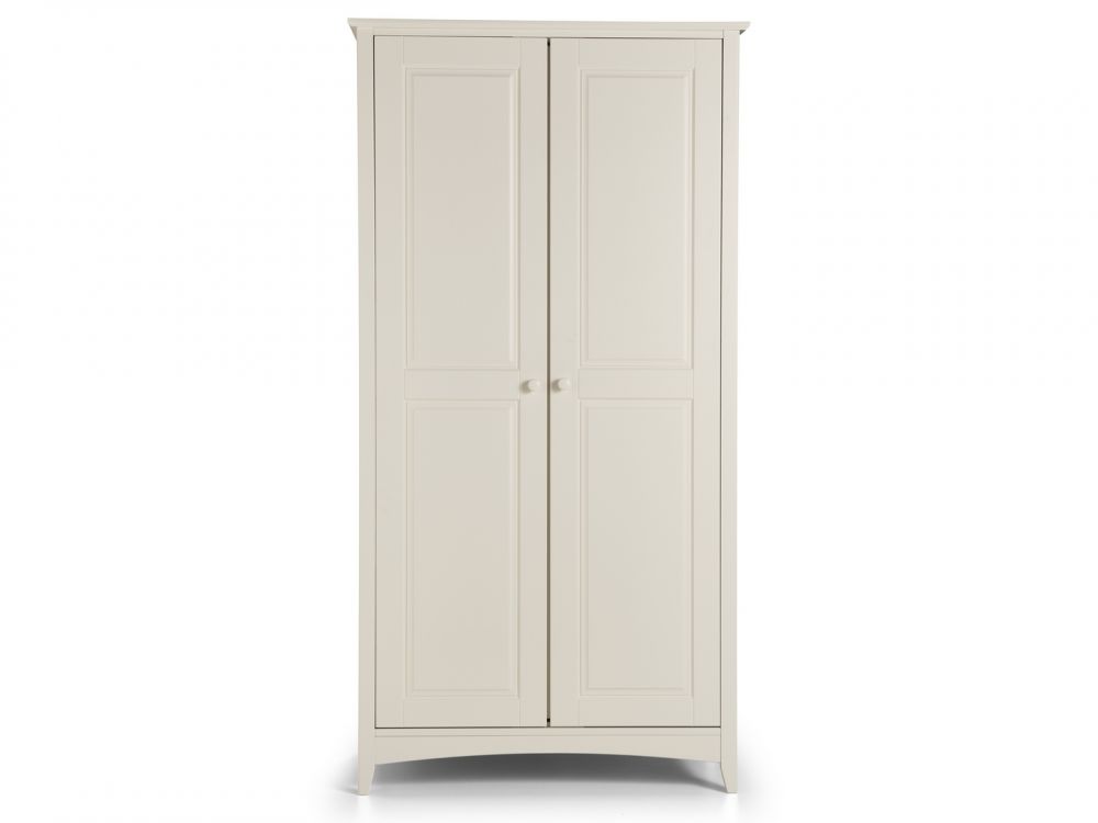 Cameo 2 Door Wardrobe - Stone White