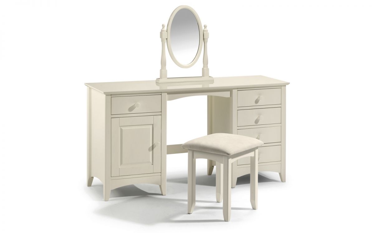 Cameo Dressing Stool - Stone White