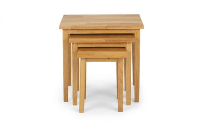 Cleo Nest of Tables - Light Oak Finish