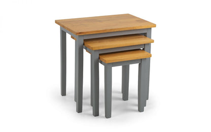 Cleo Nest of Tables - Grey & Oak